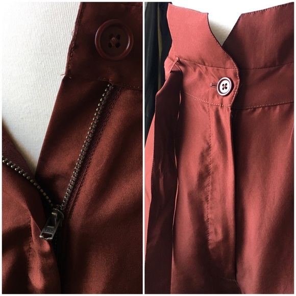 FREE PEOPLE SILK HIGH WAIST PANTS - Picture 4 of 7